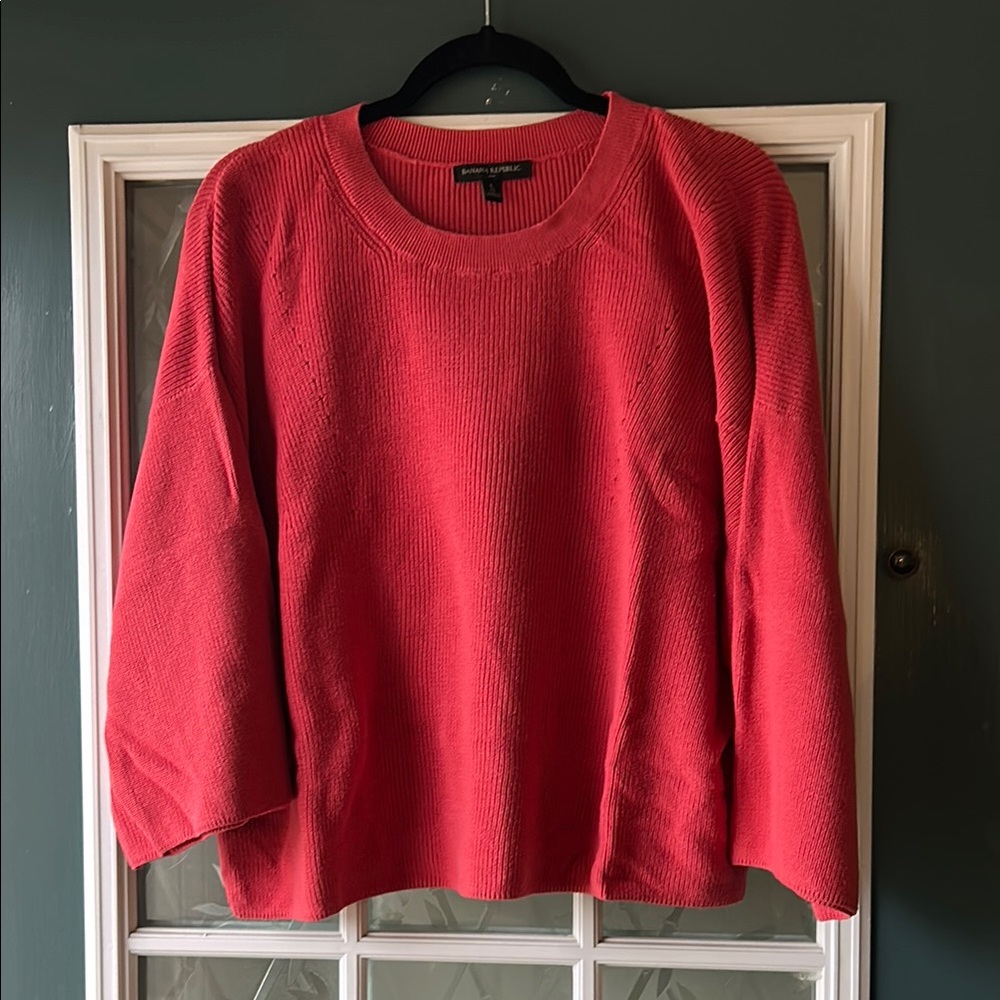 Women's coral banana republic Sweater